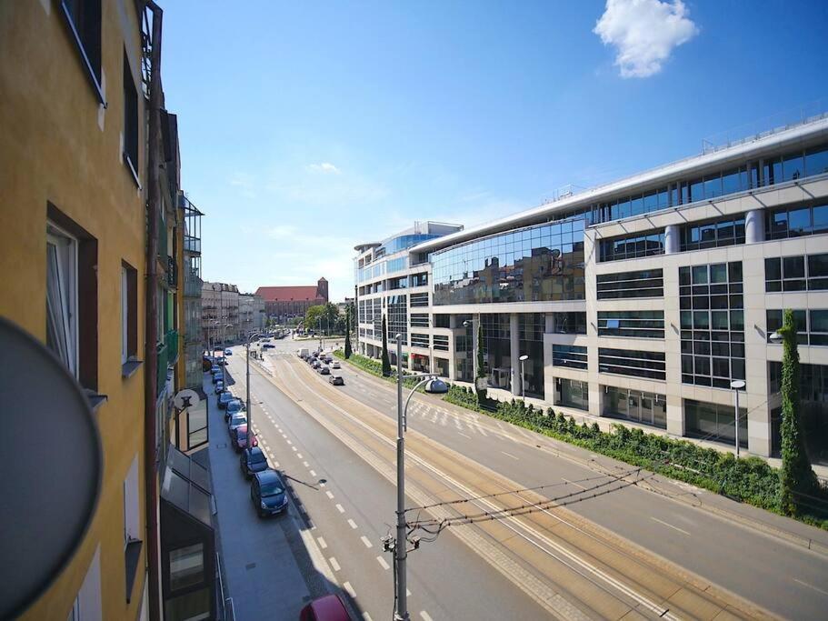 Stylowy Apartament Blue Self Check In 24H Breslavia Exterior foto