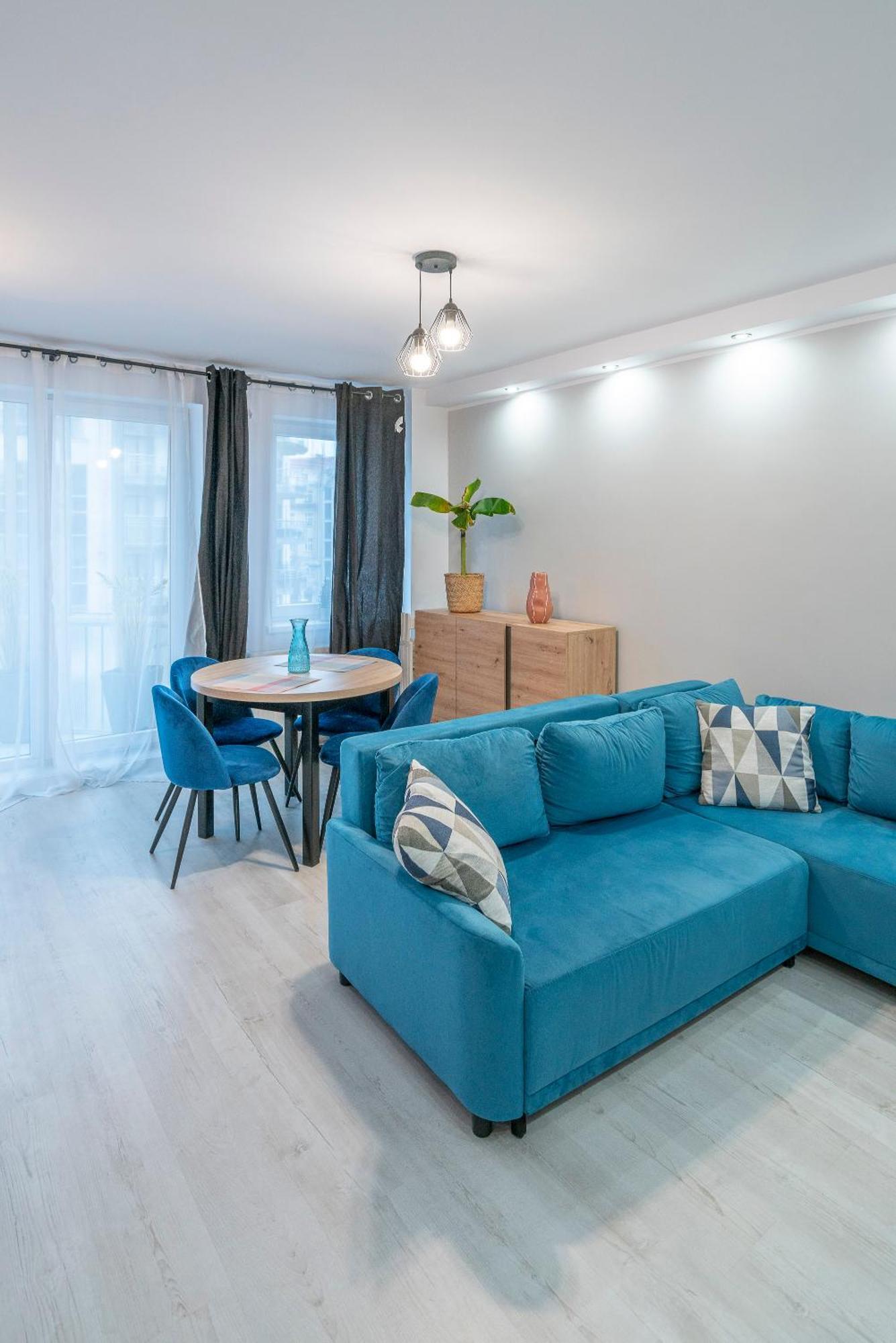 Stylowy Apartament Blue Self Check In 24H Breslavia Exterior foto